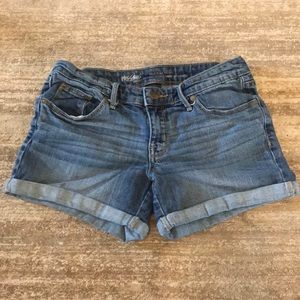 Mid-Rise Jean Shorts